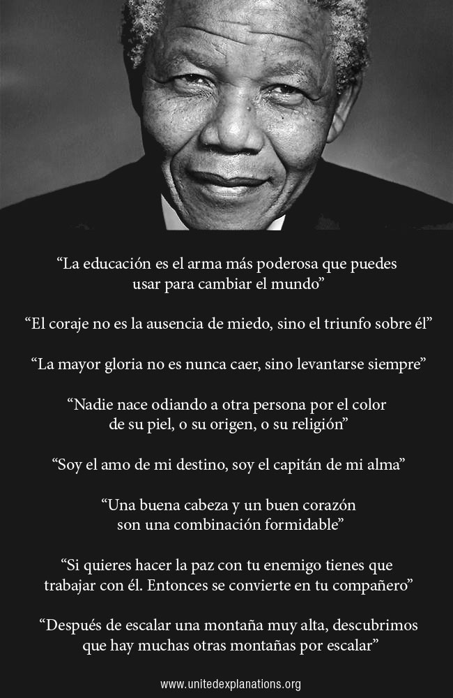 Frases Nelson Mandela