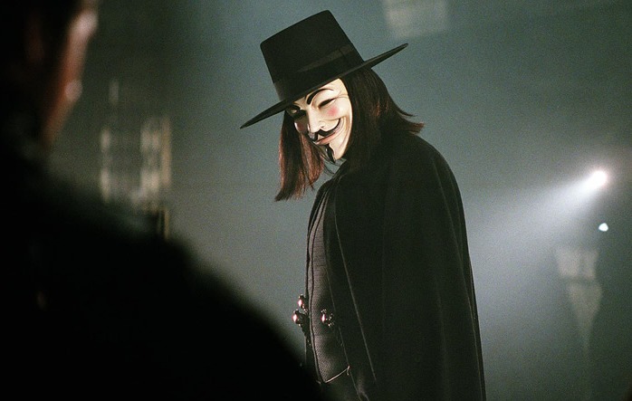 Fotograma de la película "V de Vendetta". Fuente: http://themovierat.com/