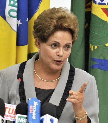 A presidente da República Dilma Rousseff concede entrevista coletiva no Palácio do Planalto. Foto: Jonas Pereira/Agência Senado