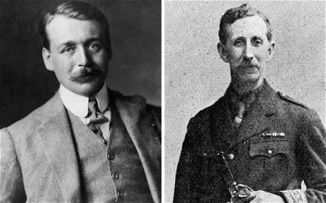 zquierda: Mark Sykes (1879-1919) / Derecha: François Georges-Picot (1870-1951). [Vía Yahoo]