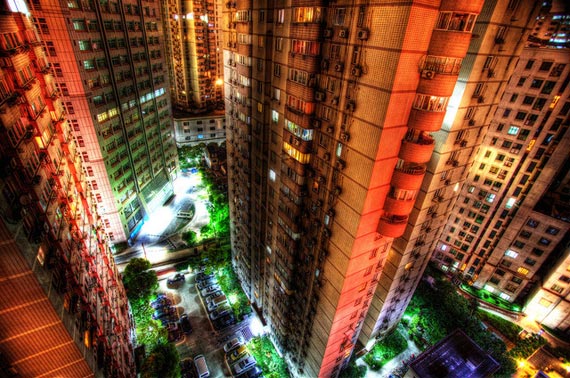 Apartment buildings in Shanghai. [Photo: Jakob Montrasio Flickr account]