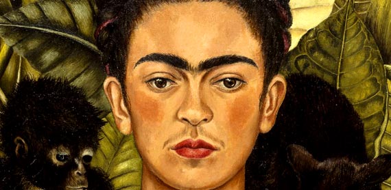 Autoretrato de Frida Kahlo en 1940. [Photo: libbyrosof Flickr account]