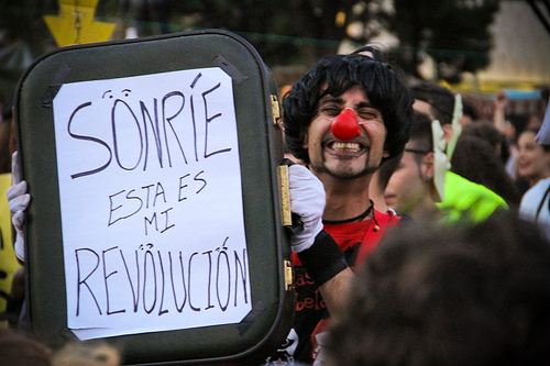 Sonríe esta es mi Revolución, by Acampada BCN
