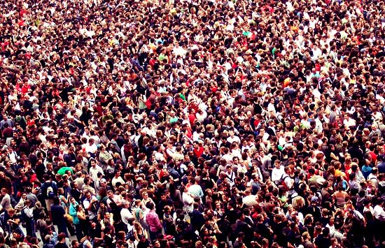 ¿Podrá el mundo aguantar la población humana?. [Photo: James Cridland Flickr account]