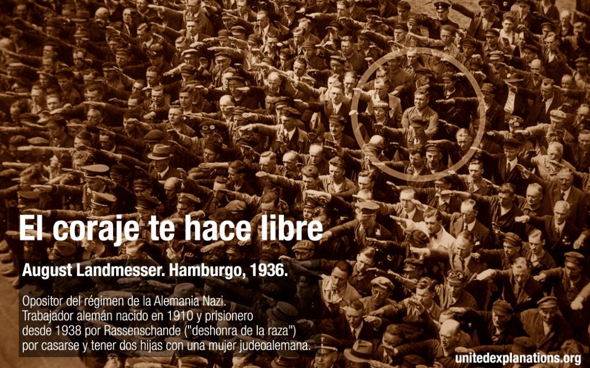  August Landmesser: el hombre que se negó a hacer el saludo nazi