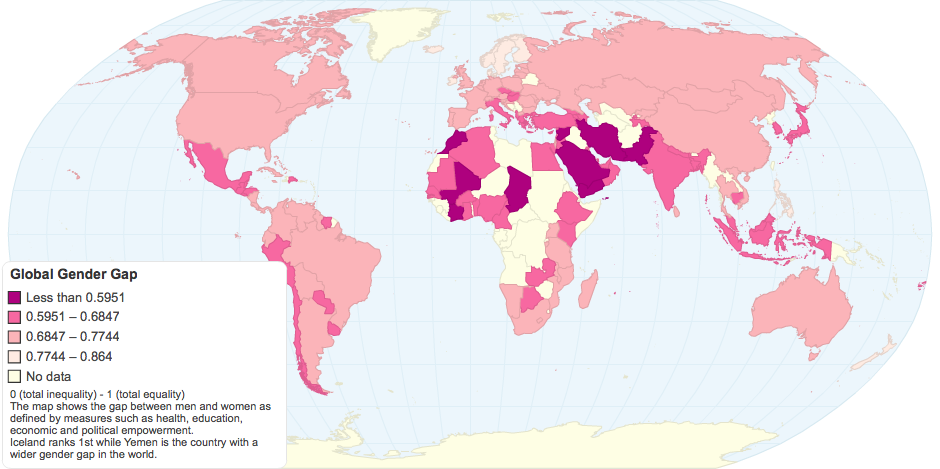 The Global Gender Gap Index 2012 Ranking
