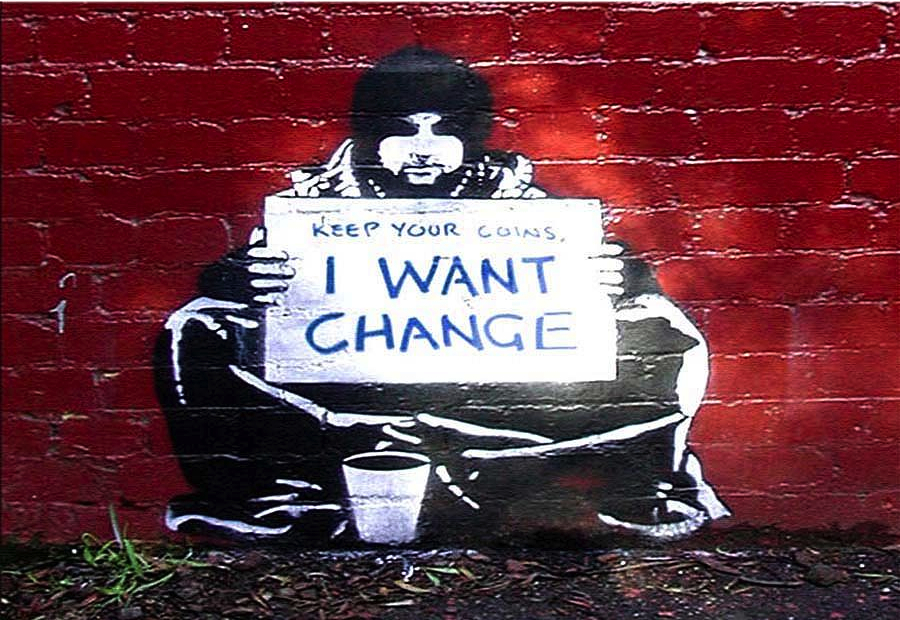 I Want Change, Banksy