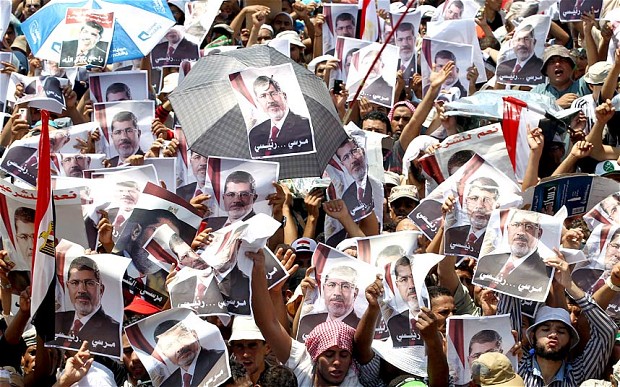 Seguidores de Mohamed Mursi protestan en el Cairo / KHALED ELFIQUI / EPA 