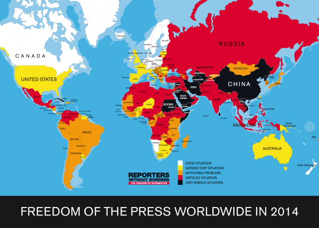 Freedom of the press index 2014