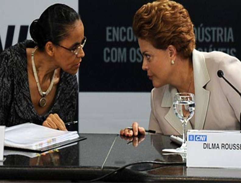 Las candidatas presidenciales Marina Silva y Dilma Rousseff. / Ne Agora
