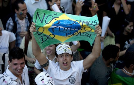 "Somos el futuro el Brasil" [Sebástian Freire Flickr]