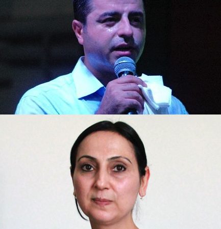 Los candidatos del Partido Democrático de los Pueblos (HDP), Selhattin Demirtas y Figen Yüksekdag [Foto: Nub Cake vía WikimediaCommons].
