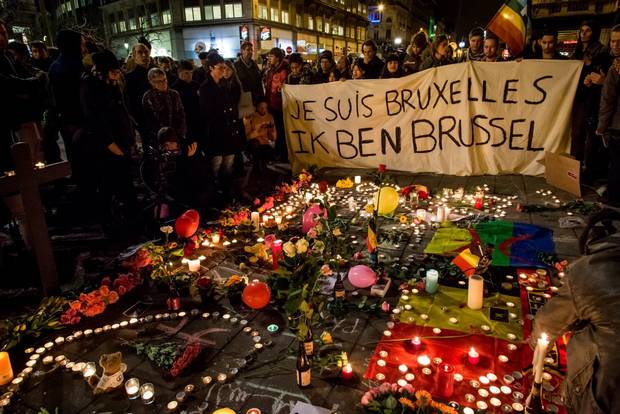Concentración tras los últimos atentados en Bruselas (AP Photo/Martin Meissner)