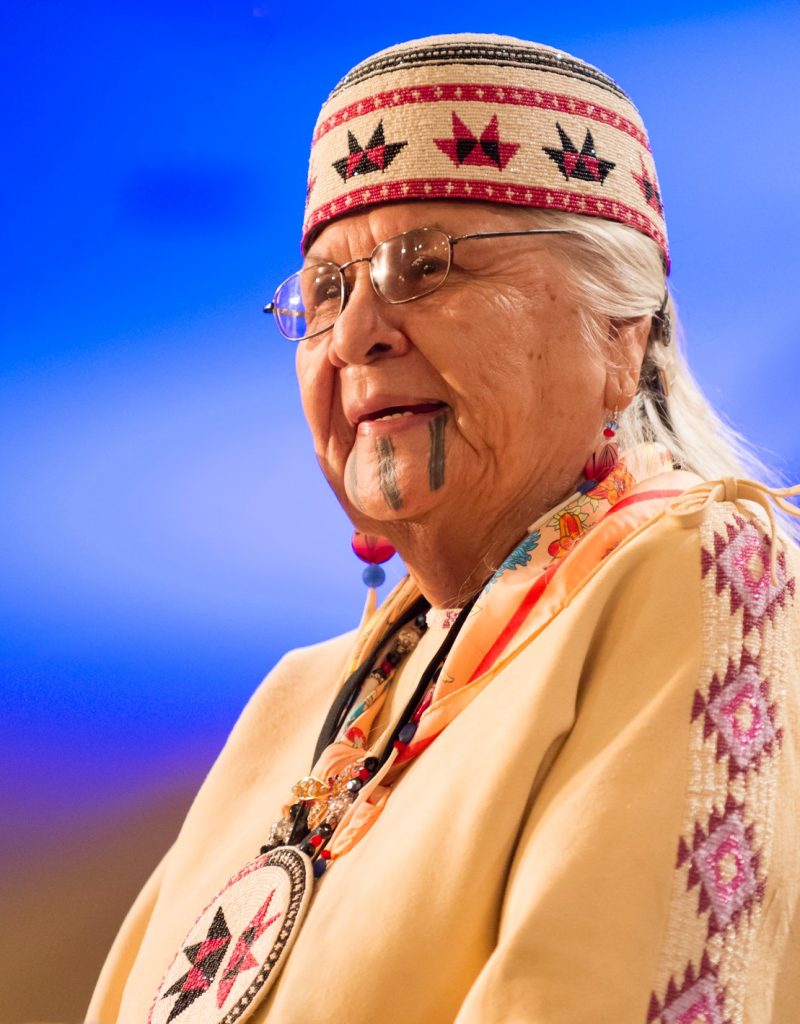 Agnes Baker Pilgrim, de la tribu takelma (Foto: Minette Layne via Flickr)