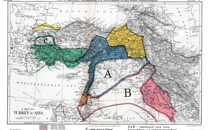 Mapa Sykes y Picot