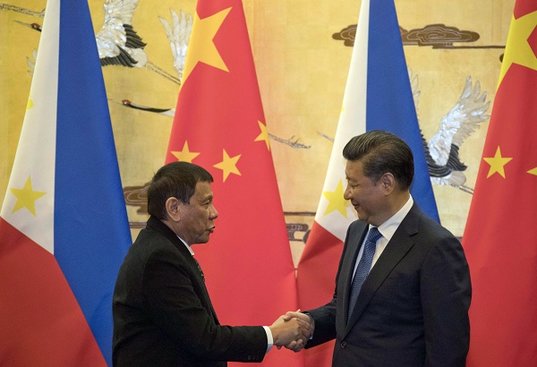 Duterte y Xi Jinping en Pekín